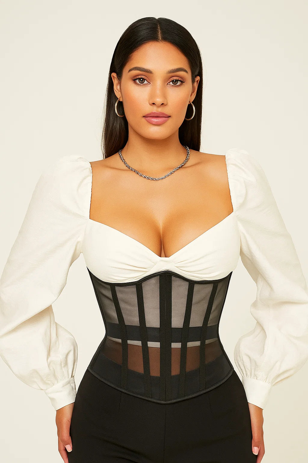 Sysy Luxe Lace Waist Trainer